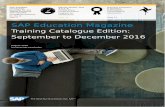 SAP Education Magazine - Training Catalogue Edition HY2 2016 ...