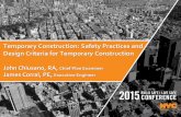 Temporary Construction: Safety Practices and Design Criteria for ...