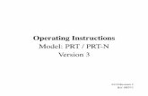 Operating Instructions Model: PRT / PRT-N Version 3