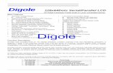 Digole 128x64Dots Serial/Parallel LCD