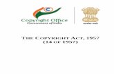 INDIAN COPYRIGHT ACT, 1957