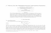 L p Theory for the Multidimensional Aggregation Equation