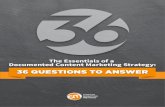 36 QUESTIONS TO ANSWER