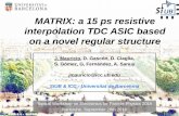 MATRIX TDC Design Overview