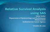 Relative Survival Analysis using SAS
