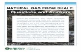 NATURAL GAS FROM SHALE: Questions and Answers