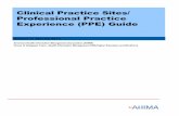Clinical Practice Sites/Professional Practice Experience (PPE) Guide