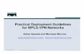Practical Deployment Guidelines for MPLS-VPN Networks