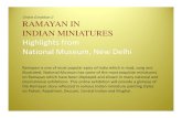 RAMAYAN IN RAMAYAN IN INDIAN MINIATURES Highlights from ...