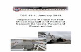Construction Inspection Manual for Airport Pavements