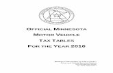Minnesota Motor Vehicle Tax Manual