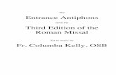 Entrance Antiphons Third Edition of the Roman Missal Fr. Columba ...