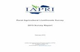 Rural Agricultural Livelihoods Survey 2015 Survey Report