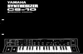 Yamaha CS-10 Owners Manual