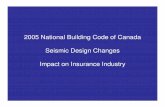 2005 National Building Code of Canada Seismic Design Changes ...