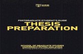 GUIDE TO THE PREPARATION OF THESIS