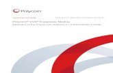 Polycom VVX Expansion Module Administrator's Guide Addendum