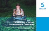 Developing a model of sustainable chemistry