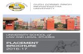 Placement Brochure for USLLS