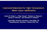 Improved Materials for High-Temperature Black Liquor Gasification