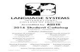 LSI Student Catalog 2016 - languagesystems.edu