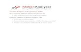 Motion Analyzer 7.20 | Release Notes