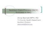 Nutrition Care Process (NCP) Success in WIC