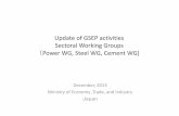 Update of GSEP activities Sectoral Working Groups （Power WG ...