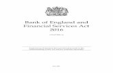 Bank of England and Financial Services Act 2016 - legislation
