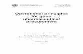 Operational principles for good pharmaceutical procurement