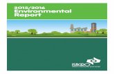 Socio environmental report 2015/2016