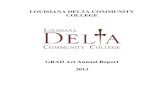 LOUISIANA DELTA COMMUNITY COLLEGE GRAD Act Annual ...
