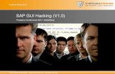 SAP GUI Hacking