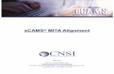 eCAMS MITA Alignment - CNSI