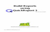 Build Reports using QuickReport 3