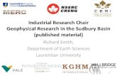 Geophysical Research in the Sudbury Basin: Dr. Richard Smith