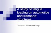 A study of fatigue loading on automotive and transport structures