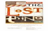 The Lost Thing EPK – Press Release