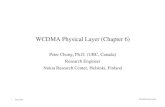 WCDMA Physical Layer (Chapter 6)