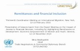 Remittances and financial inclusion
