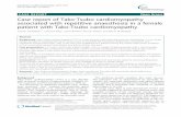 Case report of Tako-Tsubo cardiomyopathy associated with ...