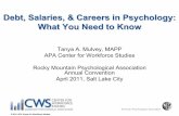 Debt, Salaries, & Careers in Psychology: What You Need to Know