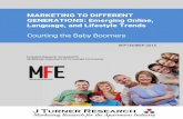 MARKETING TO DIFFERENT GENERATIONS: Emerging Online ...