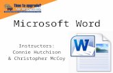 Microsoft Word Basic..