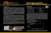 Trace Gas Analysis By FT-MRR Spectroscopy