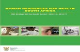 Human resources for health South Africa: HRH strategy for the ...