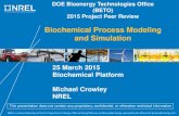 Biochemical Process Modeling and Simulation Presentation for ...