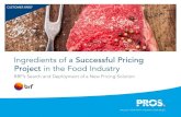 Ingredients of a Successful Pricing Project in the Food Industry