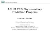 APHIS PPQ Phytosanitary Irradiation Program