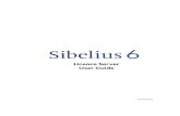 Sibelius 6 Licence Server User Guide